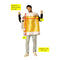 RASTA IMPOSTA PRODUCTS Costumes Beer Mug Costume for Adults 791249122430
