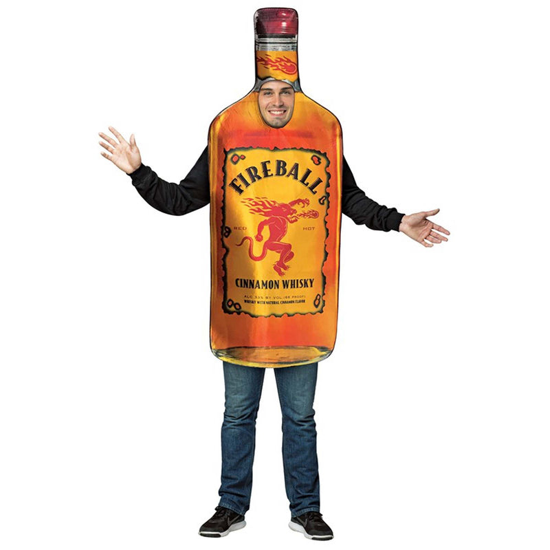 RASTA IMPOSTA PRODUCTS Costumes Fireball Bottle Costume for Adults 791249425302