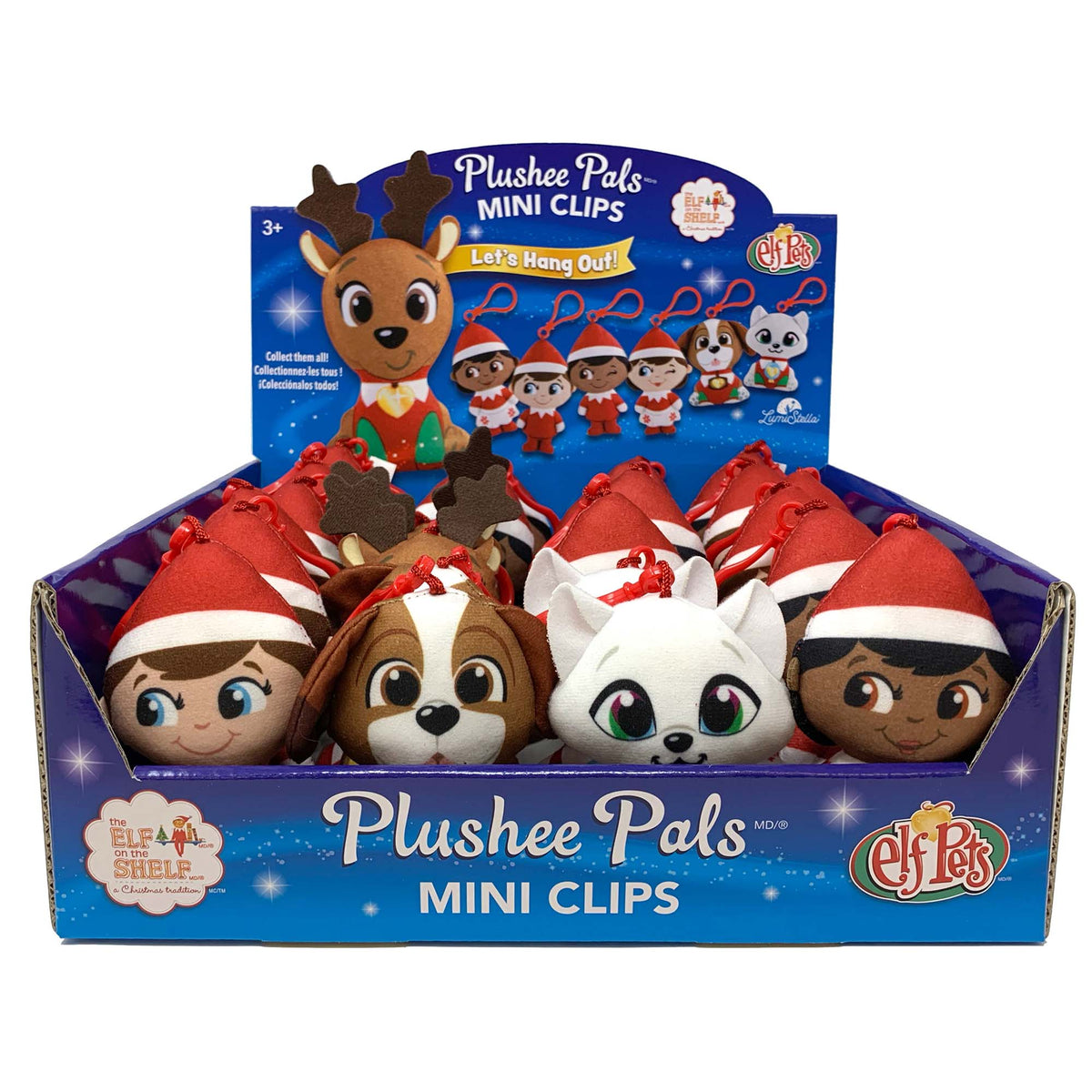 RED PLANET GROUP Christmas Christmas Elf Pets Mini Clips, Assortment, 1 Count