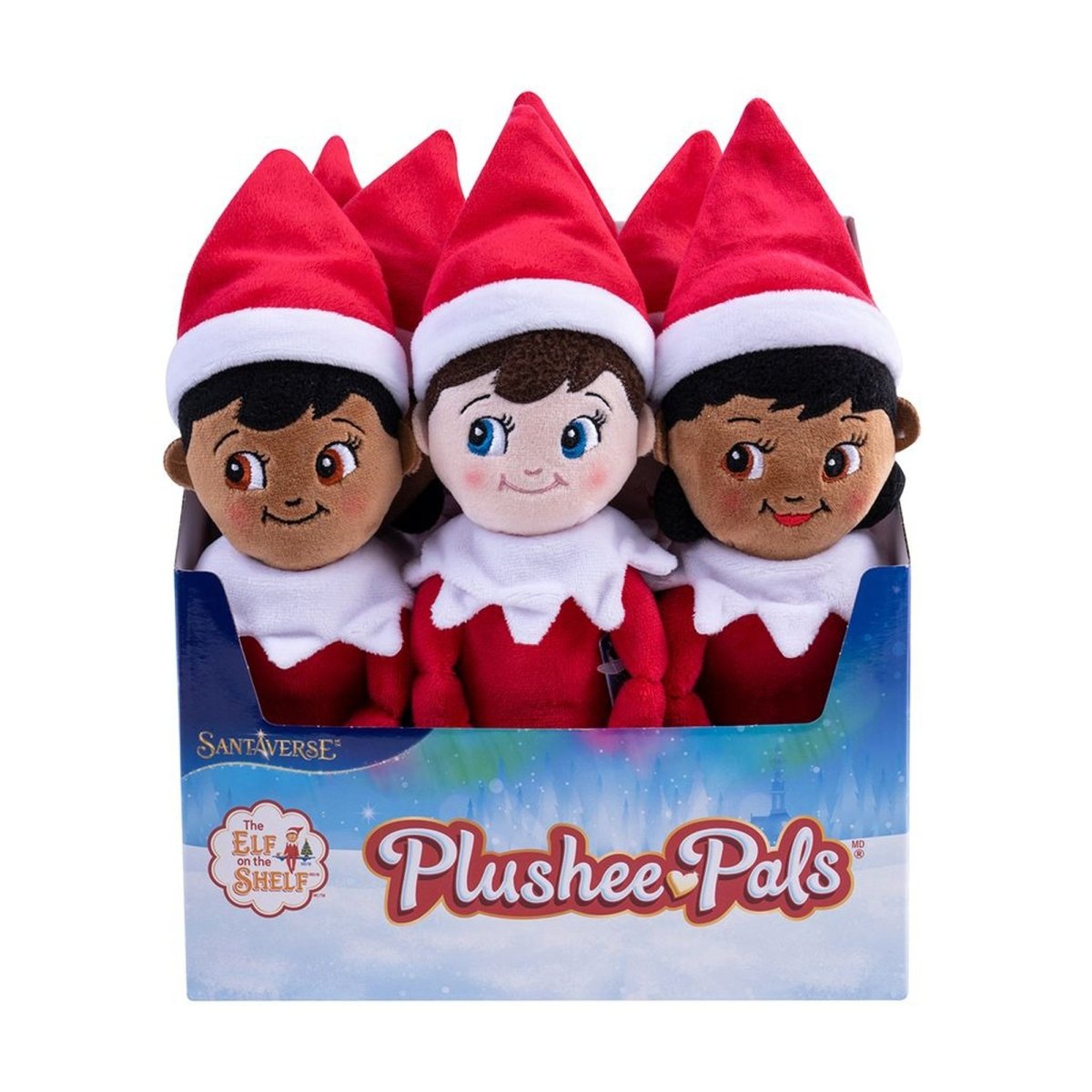 RED PLANET GROUP Christmas Plushee Pals Elf Snuggler, Assortment, 1 Count 814854017028