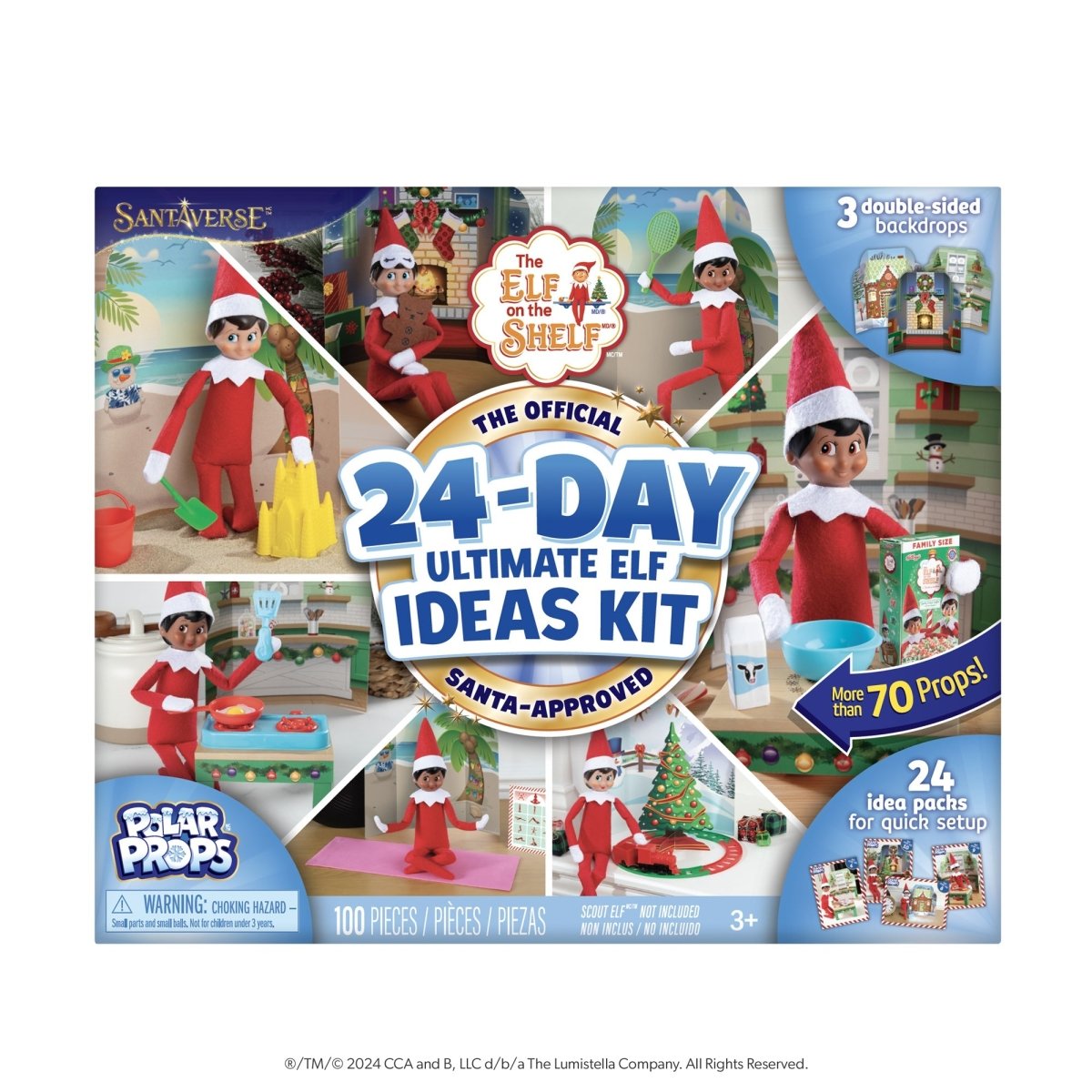 RED PLANET GROUP Christmas The Elf on the Shelf Polar Props Ultimate Elf Ideas Kit Advent Calendar, 1 Count 814854016342
