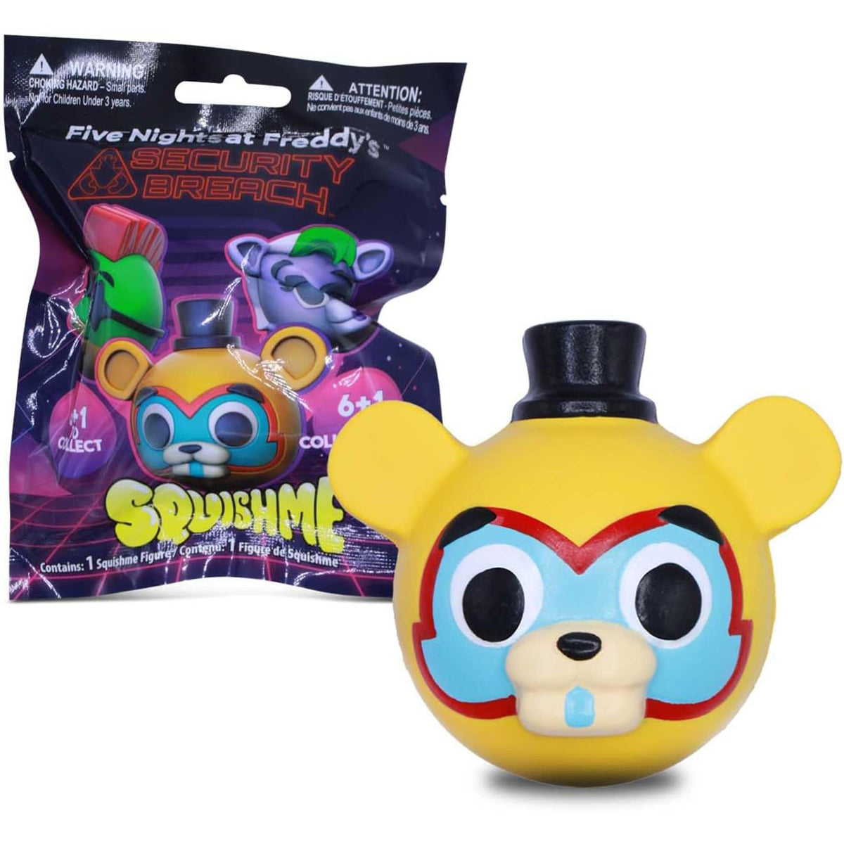 RED PLANET GROUP Impulse Buying Five Night at Freddy's SquishMe Figurine, Assortment, 1 Count 787790983965