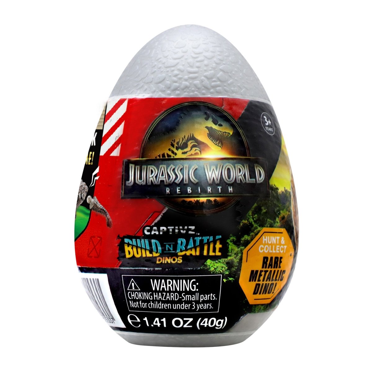 RED PLANET GROUP Impulse Buying Jurassic World Rebirth Captivz  Slime Egg, 1 Count 840148215337