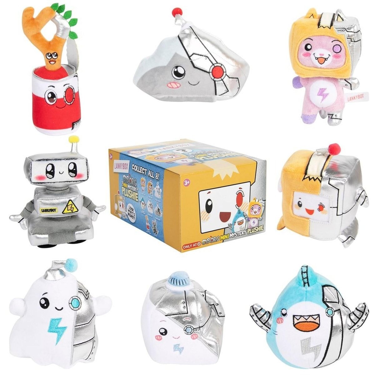 Cyborg Mini Mystery Plushie , Assortment, 1 Count | Party Expert