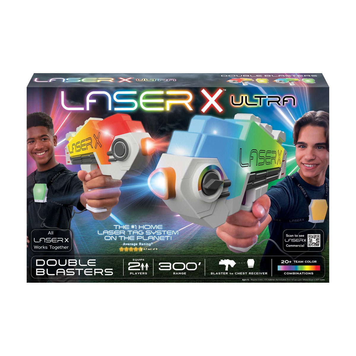 RED PLANET GROUP Toys & Games Laser X Revolution Ultra Double Blasters, 1 Count