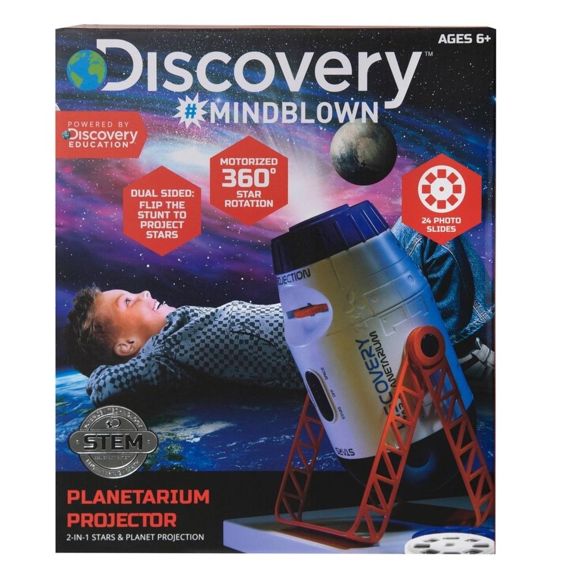 RED PLANET GROUP Toys & Games Toy Planetarium Projector, 1 Count 843479185508