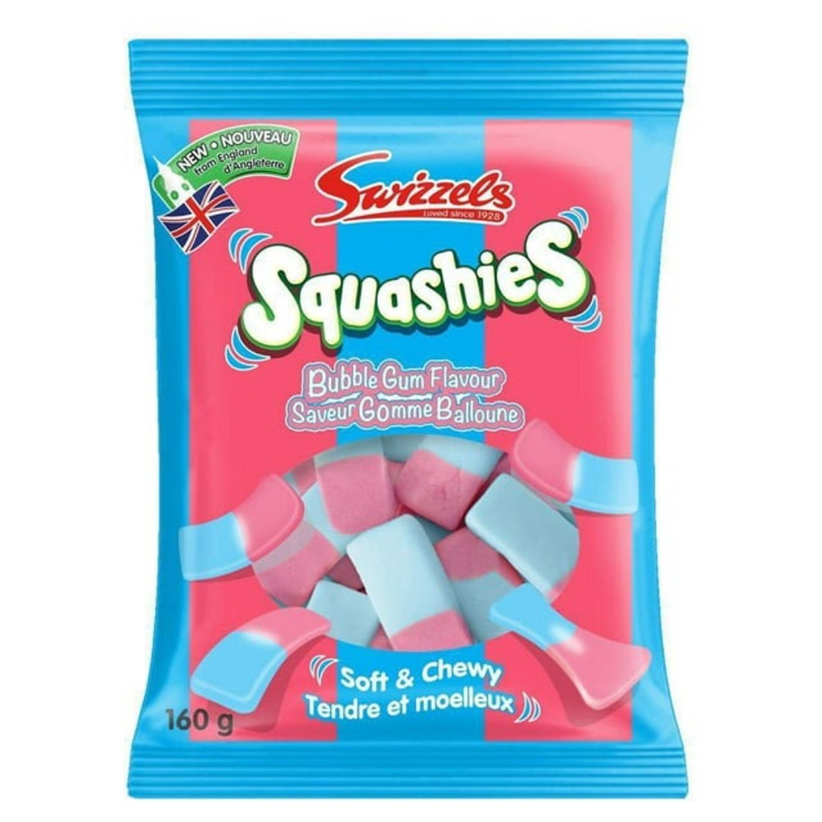 REGAL CONFECTION INC. Candy Squashies Bubble Gum Candies, 160g, 1 Count 662572451163