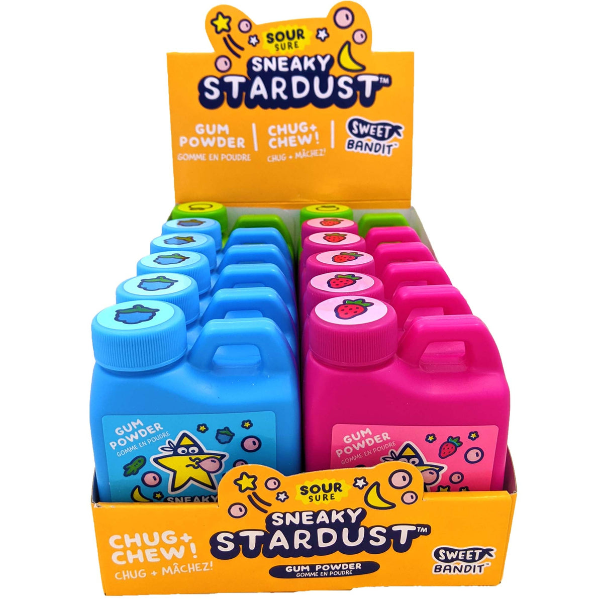 REGAL CONFECTION INC. Candy Sweet Bandit Sneaky Stardust Gum 55g ,1 count