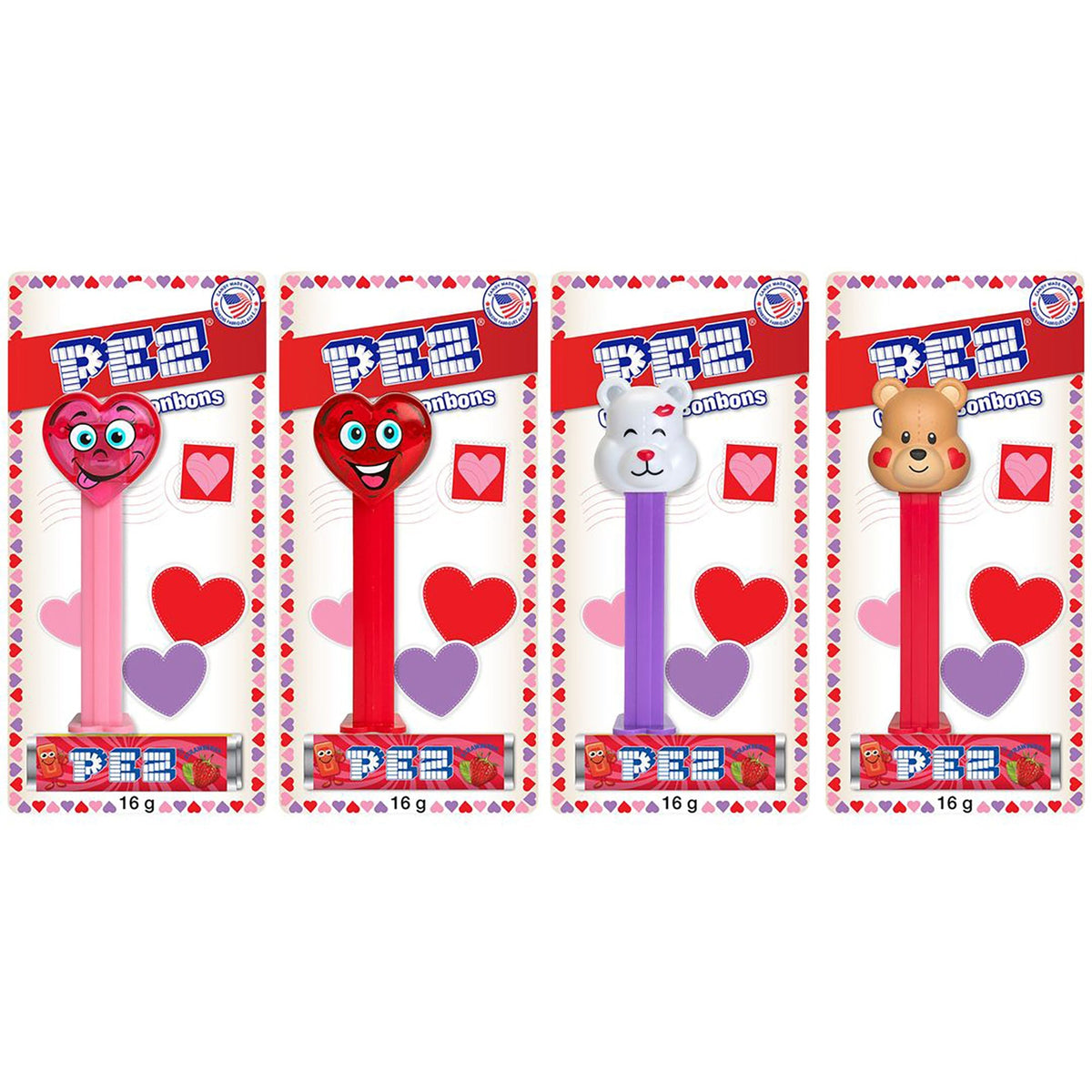 REGAL CONFECTION INC. Valentine's Day Valentine's Day PEZ Dispenser, Assortment, 1 Count