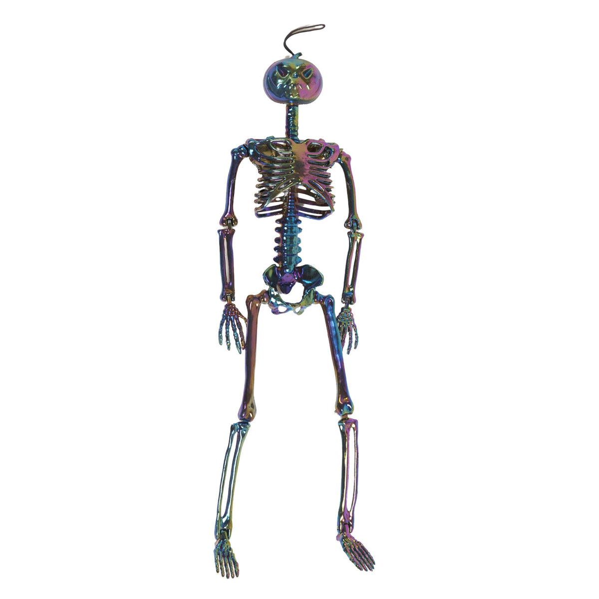 REGEN PRODUCTS CORP. Halloween Electroplated Skeleton, 16 Inches, 1 Count 721003899728