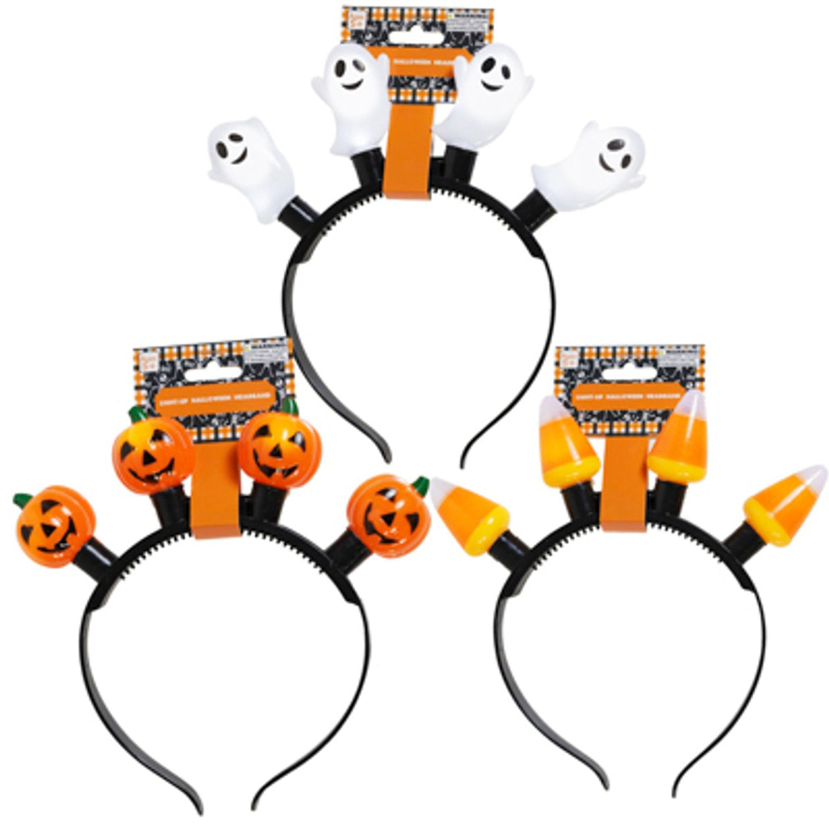REGEN PRODUCTS CORP. Halloween Halloween Light-Up Headband, Assortment, 1 Count