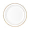 Ritch Import Disposable-Plasticware White Plates with Gold Hot Stamp, 10 Inches, 8 Count 655731156207
