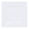 Ritch Import Disposable-Plasticware White Square Plates, 9 Inches, 8 Count 655731156290