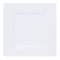Ritch Import Disposable-Plasticware White Square Plates, 9 Inches, 8 Count 655731156290