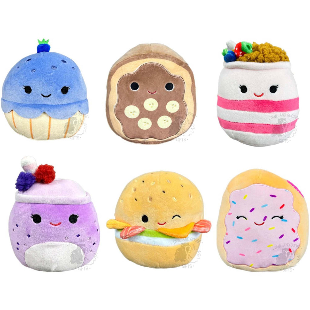 ROYAL SPECIALTY SALES Plushes Breakfast Squad Squishmallow Plush, 5 Inches, Assortment, 1 Count 096566210059