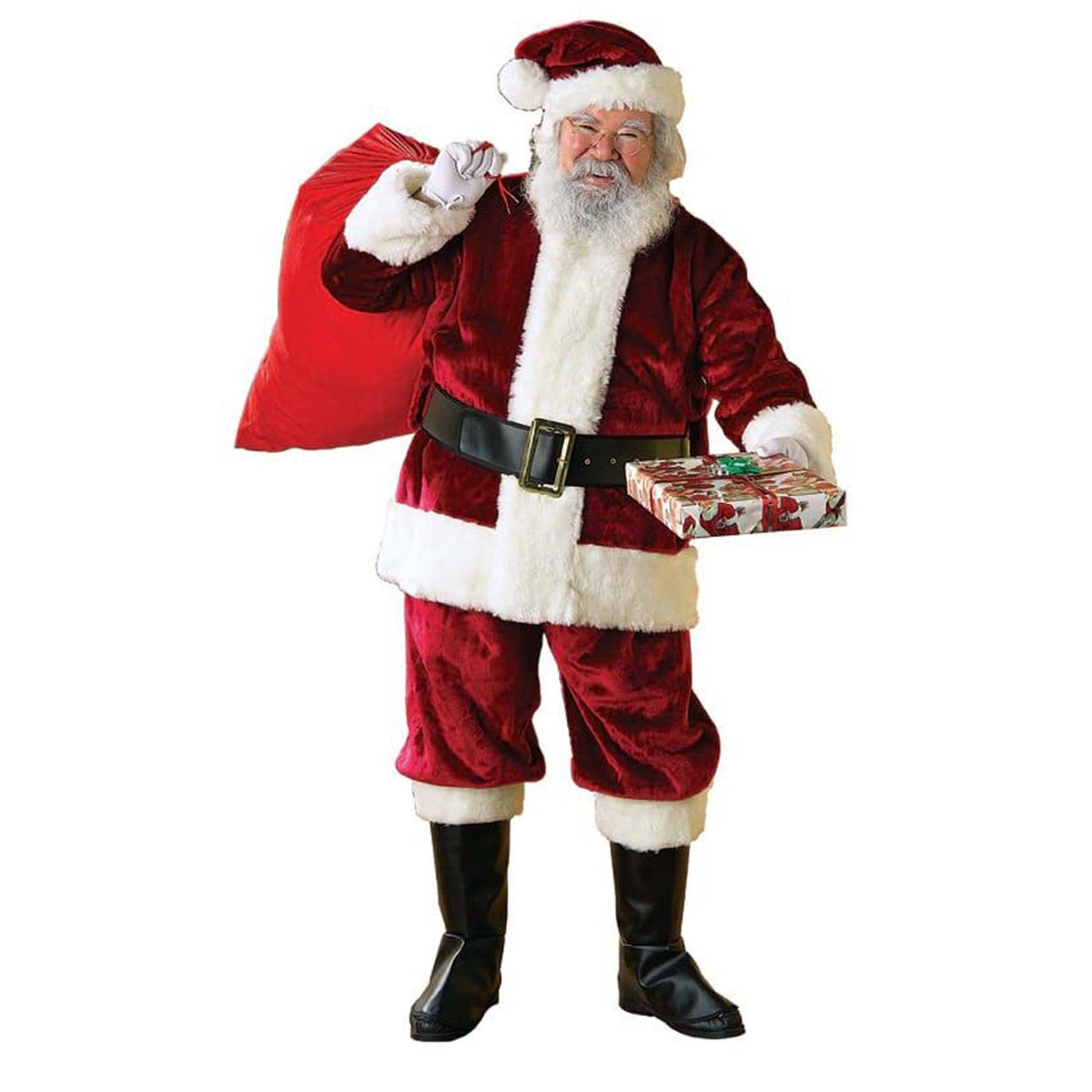 RUBIES II (Ruby Slipper Sales) Christmas Crimson Regency Santa Costume for Adults 082686233507