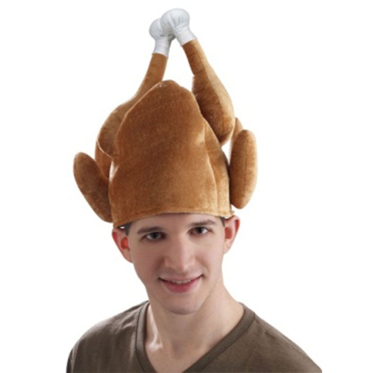 RUBIES II (Ruby Slipper Sales) Christmas Roasted Turkey Hat for Adults 721773655388