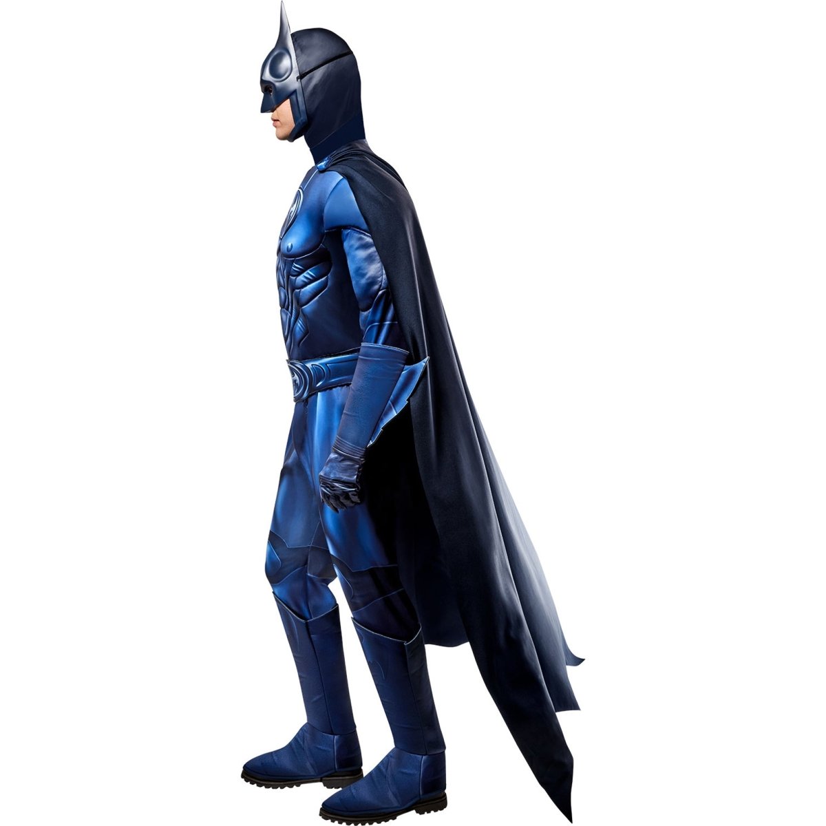 Batman Padded Costume for Adults, Jumpsuit and Cape | Party Expert