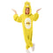 RUBIES II (Ruby Slipper Sales) Costumes Care Bears Funshine Costume for Kids, Yellow Jumpsuit with Hood