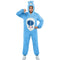 RUBIES II (Ruby Slipper Sales) Costumes Care Bears Grumpy Bear Costume for Adults, Blue Jumpsuit with Hood