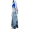 RUBIES II (Ruby Slipper Sales) Costumes Corpse Bride Costume for Adults, Blue Dress with Veil and Gauntlets