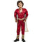 RUBIES II (Ruby Slipper Sales) Costumes DC Shazam Costume for Kids, Red Padded Jumpsuit with Cape