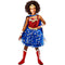 RUBIES II (Ruby Slipper Sales) Costumes DC Wonder Woman Costume for Kids, Red and Blue Dress with Cape