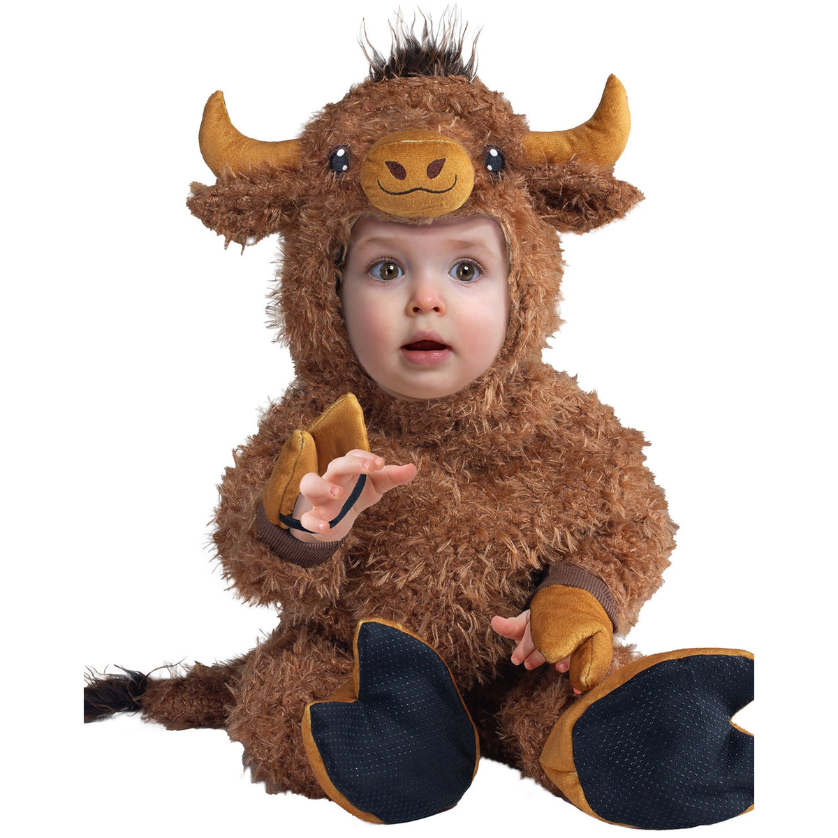 RUBIES II (Ruby Slipper Sales) Costumes Highland Cow Costume for Babies and Toddlers, Jumpsuit