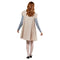 RUBIES II (Ruby Slipper Sales) Costumes M3gan Costume for Adults, Beige Dress with Attached Bow and Sleeves