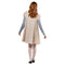 RUBIES II (Ruby Slipper Sales) Costumes M3gan Costume for Adults, Beige Dress with Attached Bow and Sleeves