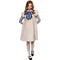 RUBIES II (Ruby Slipper Sales) Costumes M3gan Costume for Adults, Beige Dress with Attached Bow and Sleeves