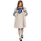 RUBIES II (Ruby Slipper Sales) Costumes M3gan Costume for Adults, Beige Dress with Attached Bow and Sleeves