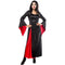 RUBIES II (Ruby Slipper Sales) Costumes Morticia Addams Dress Cape Costume for Adults, Addams Family