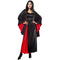 RUBIES II (Ruby Slipper Sales) Costumes Morticia Addams Dress Cape Costume for Adults, Addams Family