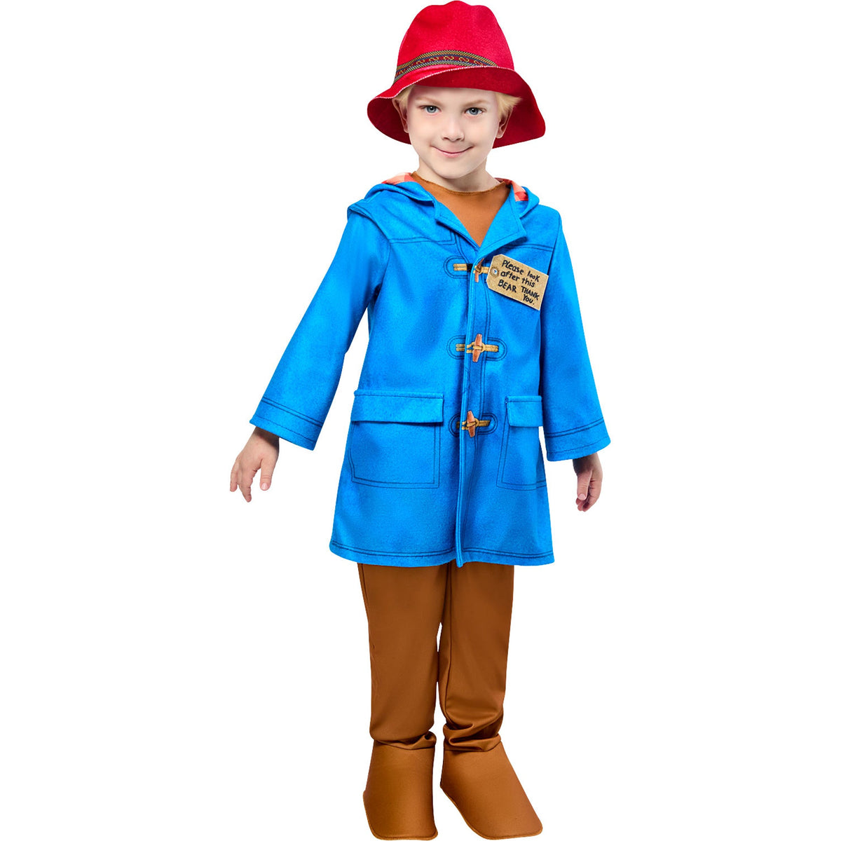 RUBIES II (Ruby Slipper Sales) Costumes Paddington Costume for Toddlers, Jumpsuit, Coat and Hat