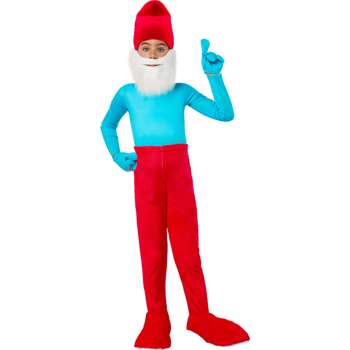 RUBIES II (Ruby Slipper Sales) Costumes Papa Smurf Costume for Kids, Jumpsuit