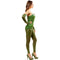 RUBIES II (Ruby Slipper Sales) Costumes Retro Poison Ivy Costume for Adults, Jumpsuit and Veil, DC Comics