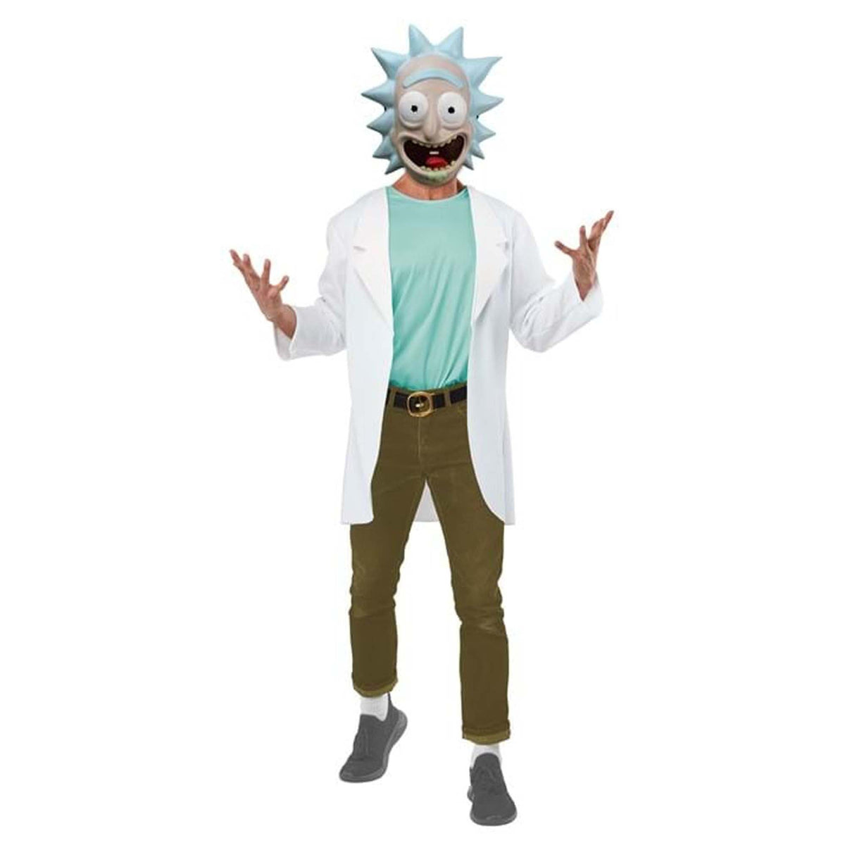 RUBIES II (Ruby Slipper Sales) Costumes Rick and Morty, Rick Costume for Adults, White Lab Coat