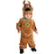 RUBIES II (Ruby Slipper Sales) Costumes Scooby-Doo Costume for Toddlers, Brown Jumpsuit