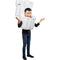 RUBIES II (Ruby Slipper Sales) Costumes Skibidi Toilet Blow-Up Costume with Mask for Kids 634482507018