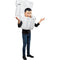 RUBIES II (Ruby Slipper Sales) Costumes Skibidi Toilet Blow-Up Costume with Mask for Kids 634482507018