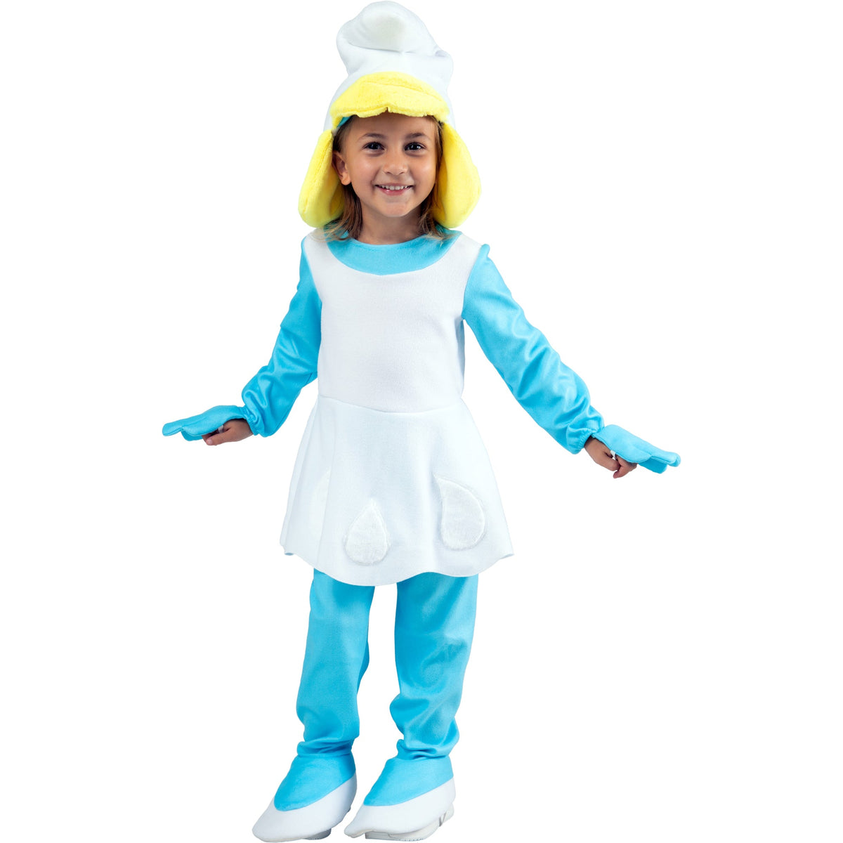 RUBIES II (Ruby Slipper Sales) Costumes Smurfette Costume for Toddlers, Jumpsuit and Hat