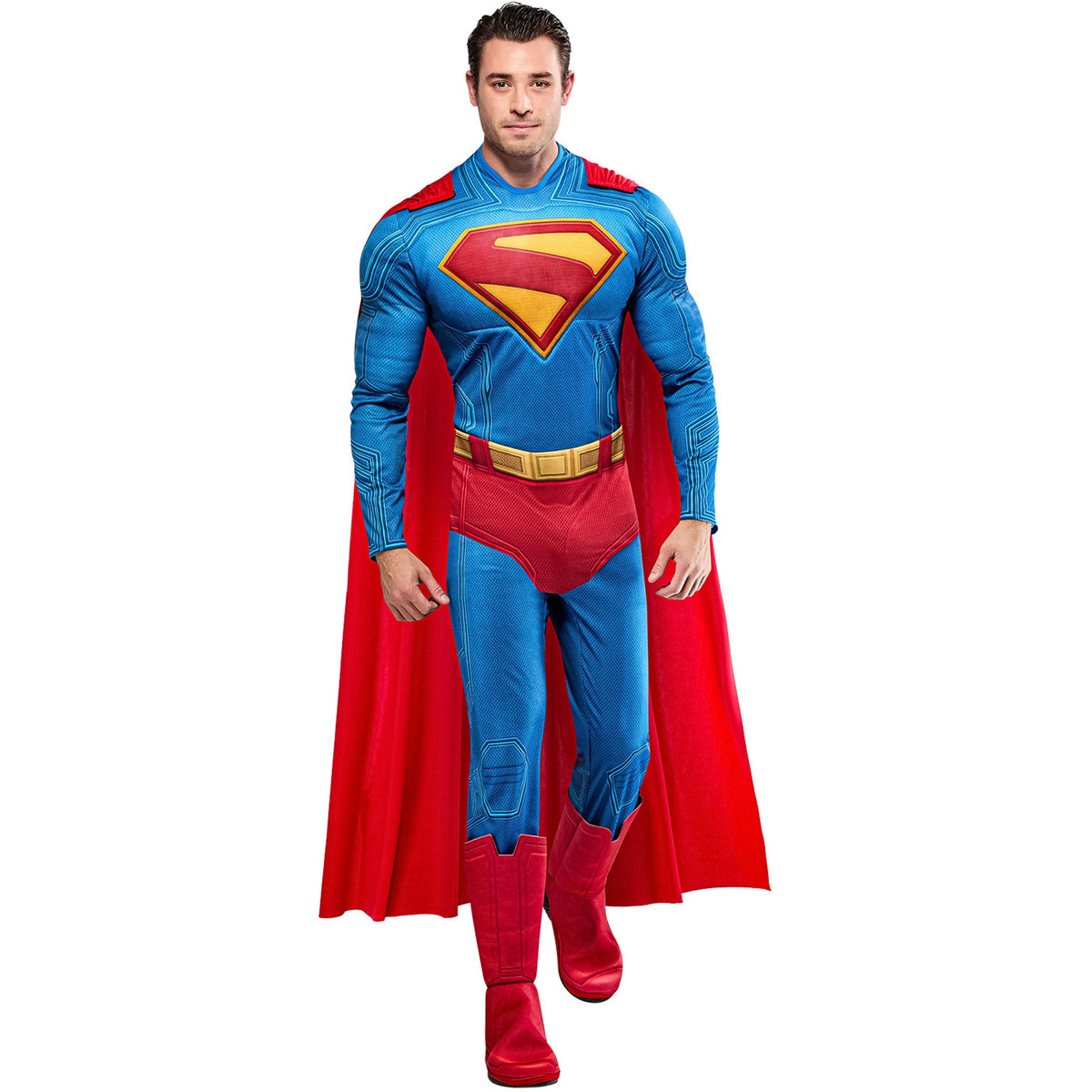 RUBIES II (Ruby Slipper Sales) Costumes Superman Costume for Adults, Jumpsuit and Cape, DC Comics