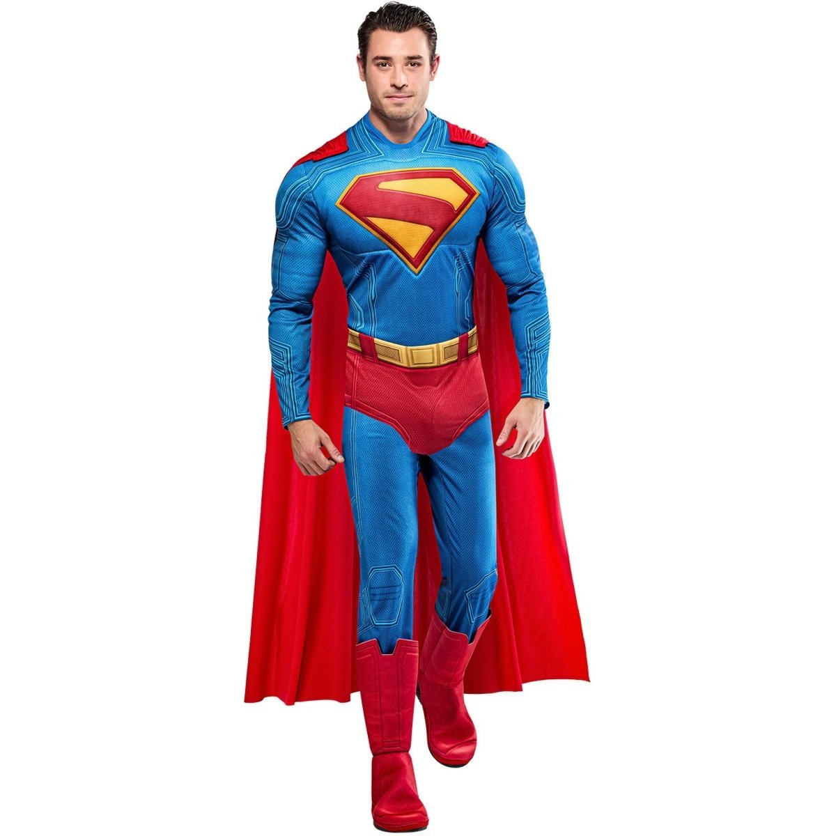 RUBIES II (Ruby Slipper Sales) Costumes Superman Costume for Adults, Jumpsuit and Cape, DC Comics