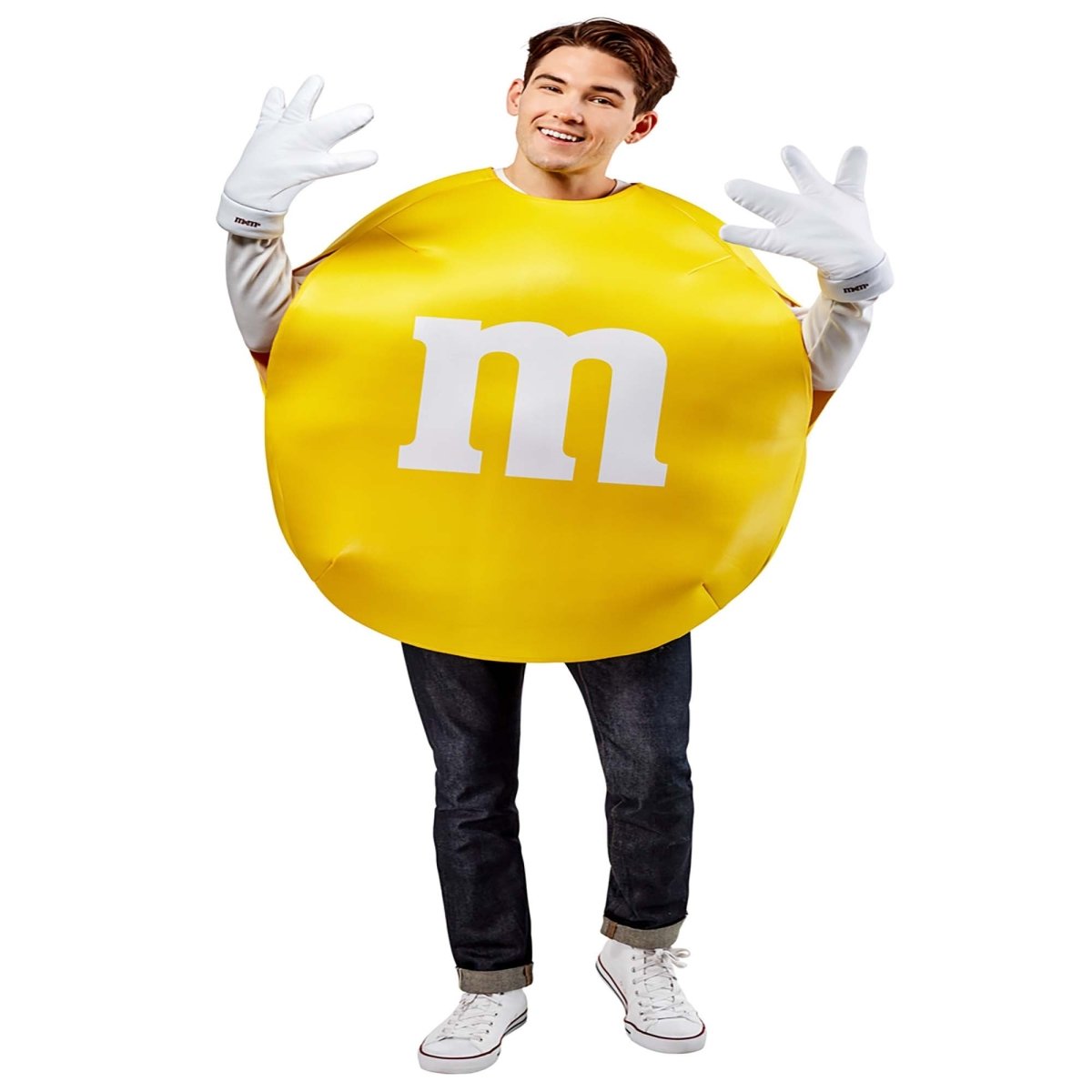 Yellow M&M Costume for Adults Party Expert