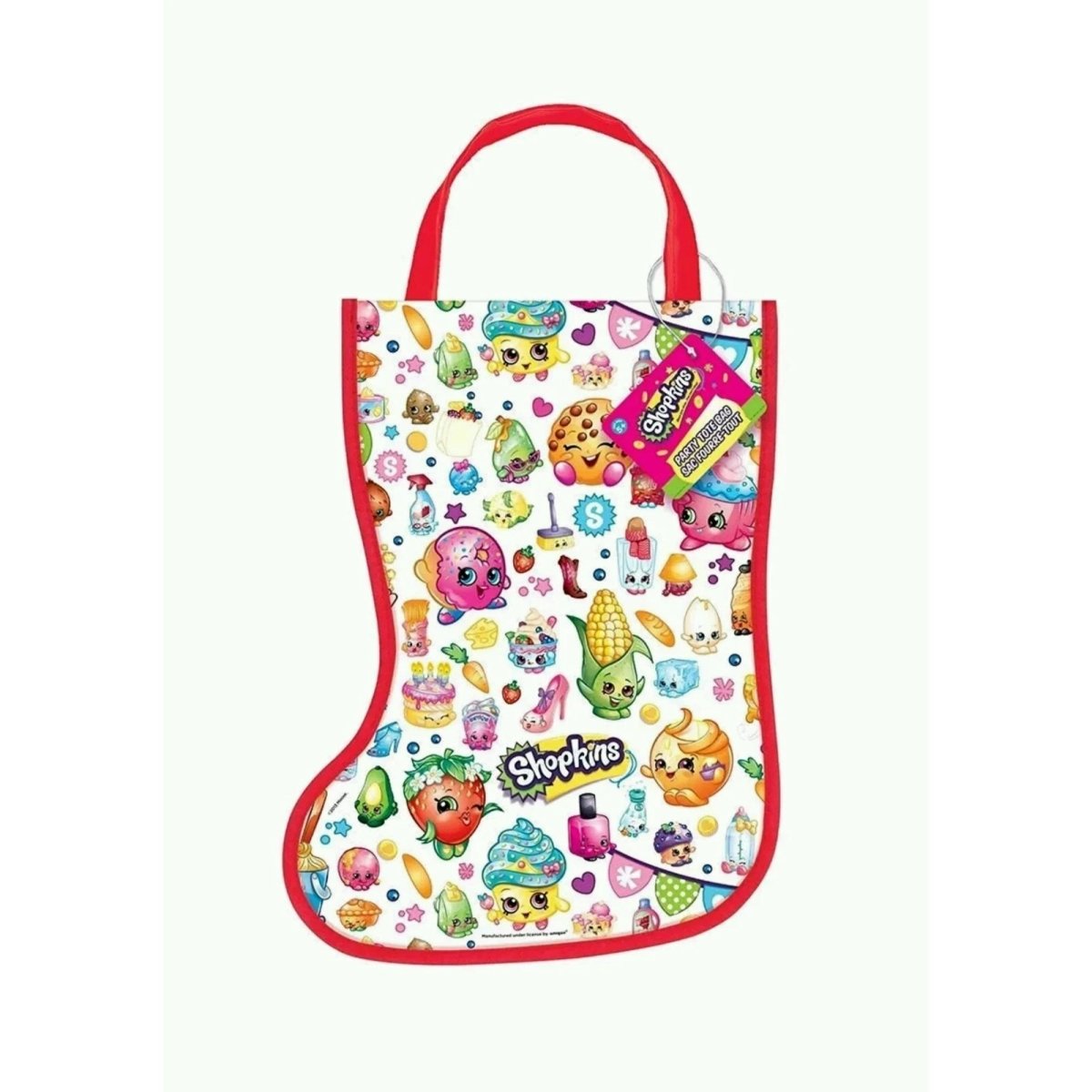 Shopkins Stocking Shaped Tote Bag, 1 Count