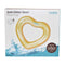 SALUS BRANDS Summer Gold Glitter Heart Pool Float, 1 Count 810034400970