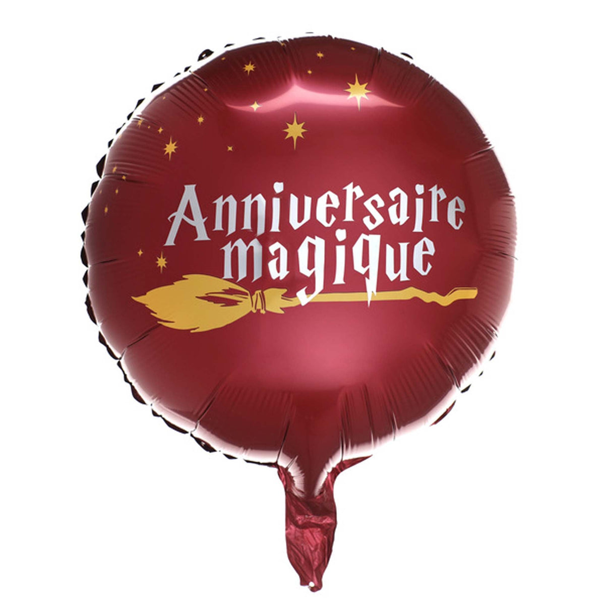 SANTEX Balloons "Anniversaire Magique" Birthday Round Foil Balloon, 18 Inches, 1 Count