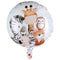 SANTEX Balloons Explorer Birthday Round Foil Balloon, 18 Inches, 1 Count 3660380084846