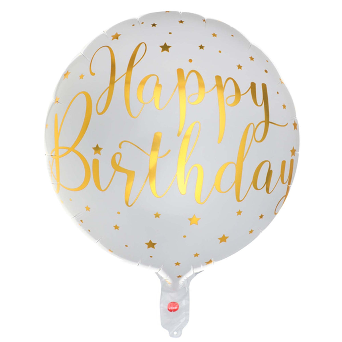 SANTEX Balloons Starry Golden Age Happy Birthday Foil Balloon, 18 Inches, 1 Count 3660380101611